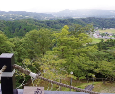 View from castle tower